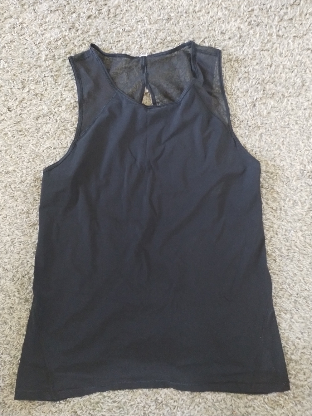 Women's Lululemon Black Sleeveless Medium Tank Top